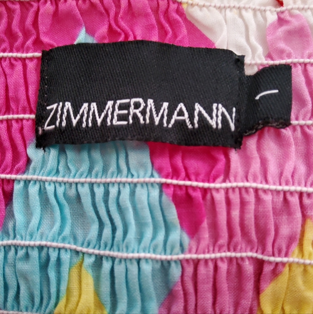 Zimmermann 100% Cotton Geometric Skirt - 1 - 10 - Picture 2 of 4